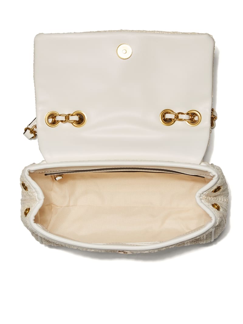 Guess Kimi Small Convertible Women's Crossbody Bags White | 4731-SAVIY