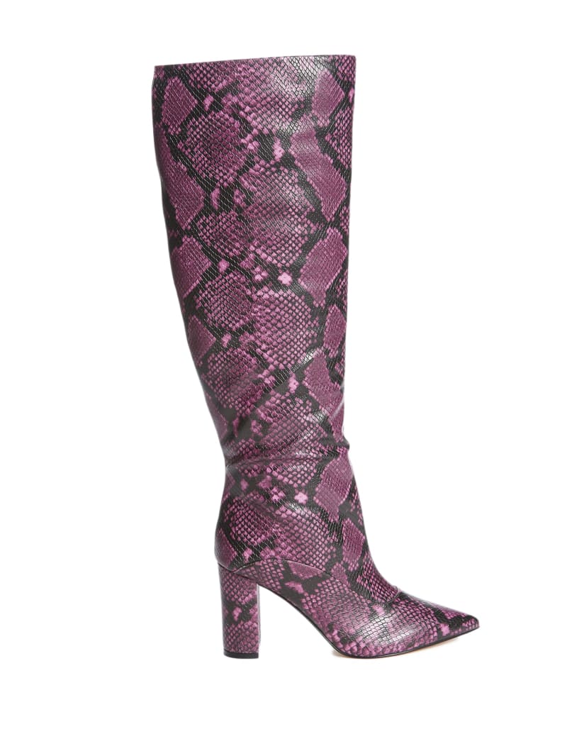 Guess Ladie Snake Women's Boots Pink | 2850-OEQTB