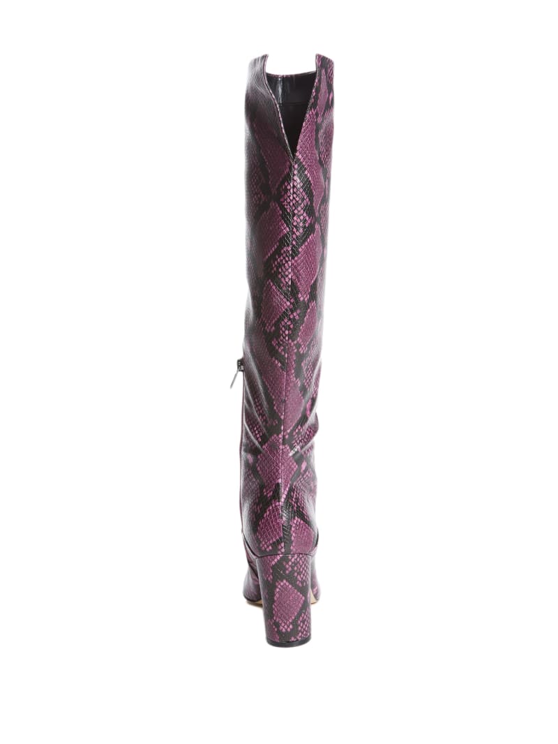 Guess Ladie Snake Women's Boots Pink | 2850-OEQTB