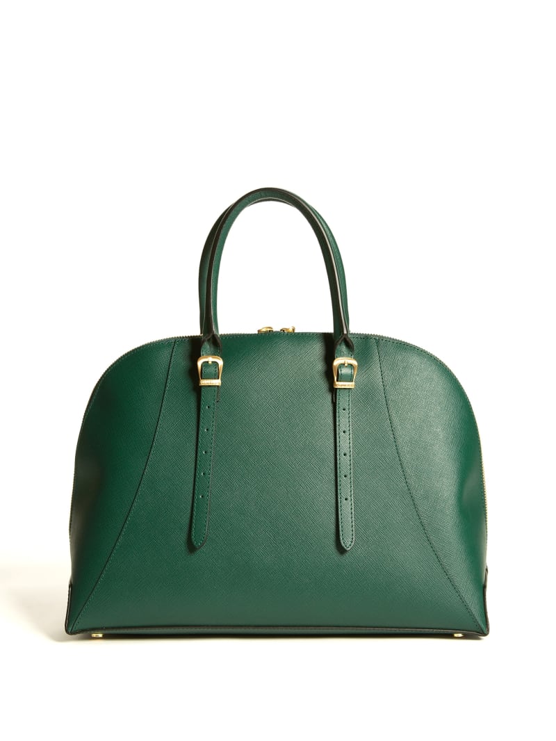 Guess Lady Luxe Dome Women's Satchel Bags Dark Green | 1940-QOLVT