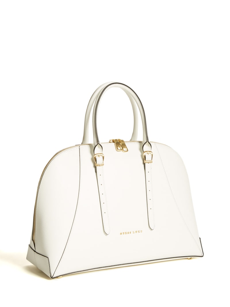 Guess Lady Luxe Dome Women's Satchel Bags White | 3206-NIZOV