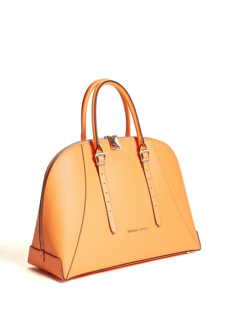 Guess Lady Luxe Dome Women's Satchel Bags Orange | 8491-MECWY