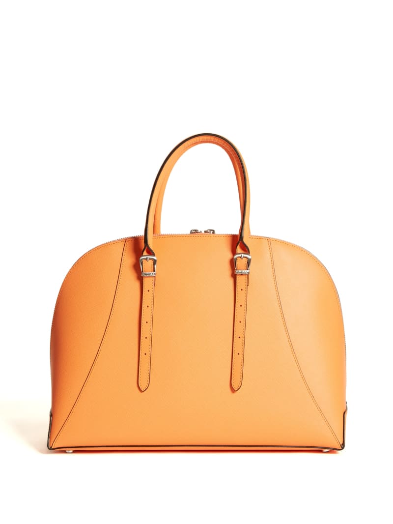 Guess Lady Luxe Dome Women's Satchel Bags Orange | 8491-MECWY