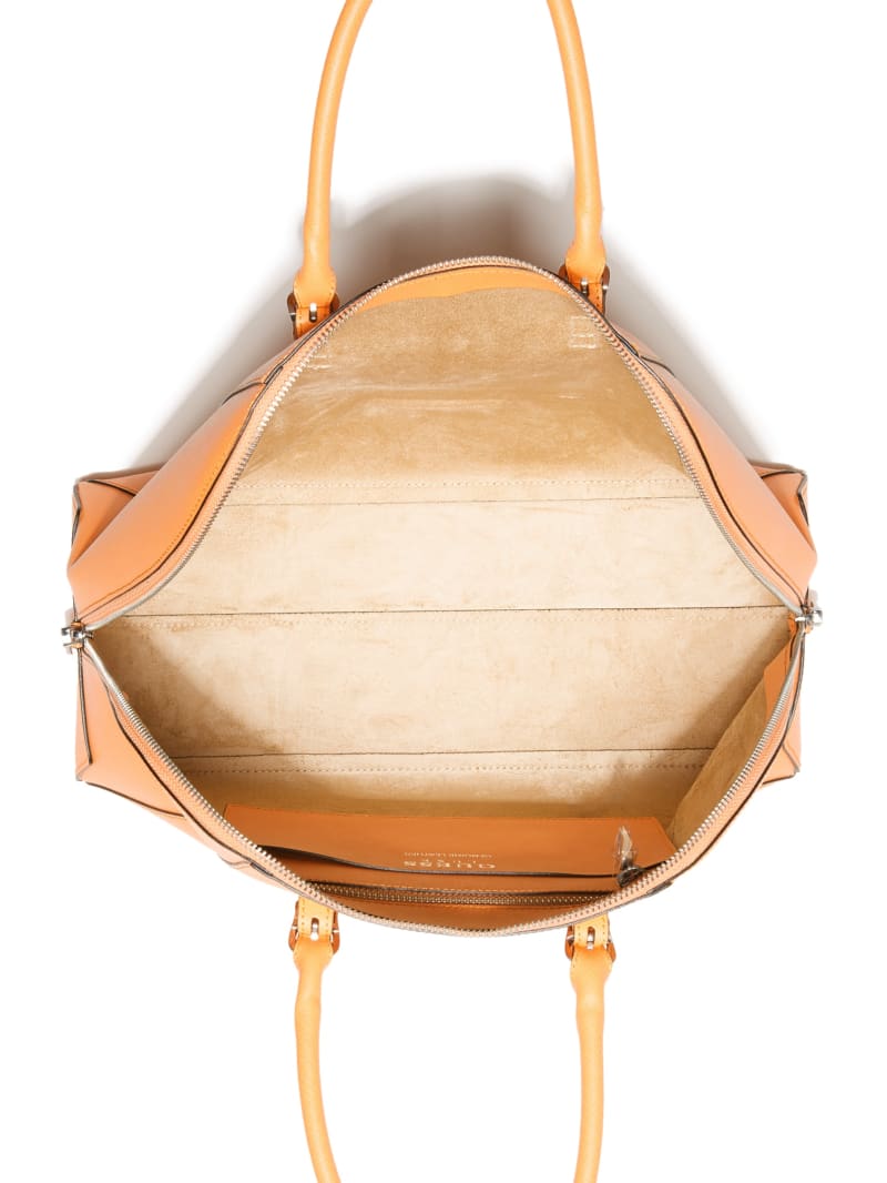 Guess Lady Luxe Dome Women's Satchel Bags Orange | 8491-MECWY