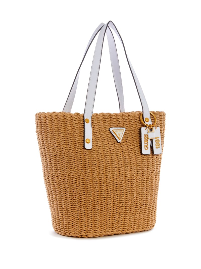 Guess Lilica Women's Tote Bags White | 4250-JAYTV