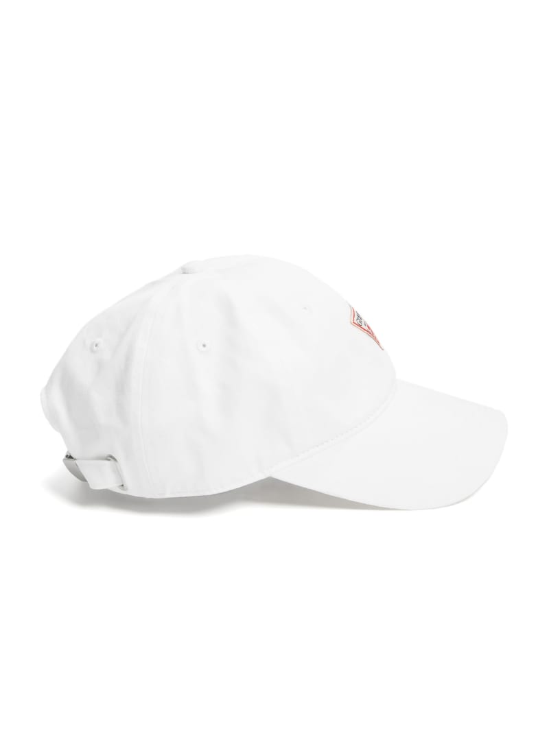 Guess Logo Baseball Women's Hats White | 9803-JUXHQ