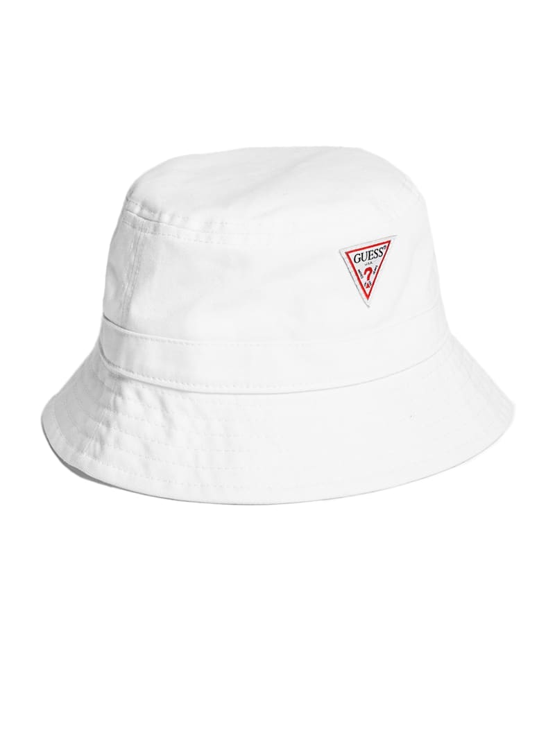 Guess Logo Bucket Women\'s Hats White | 5280-WAHVX