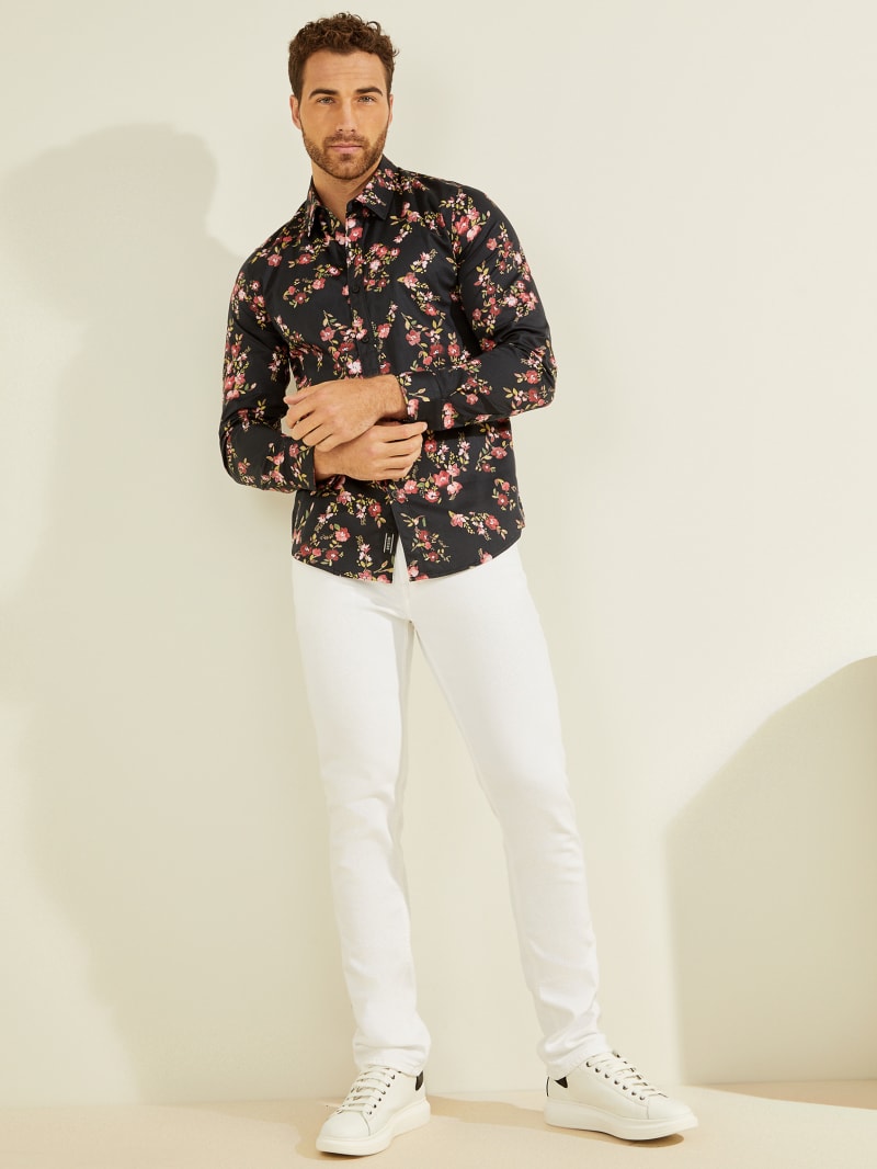 Guess Luxe Bouquet Men's Shirts Flower | 0345-HPVEK