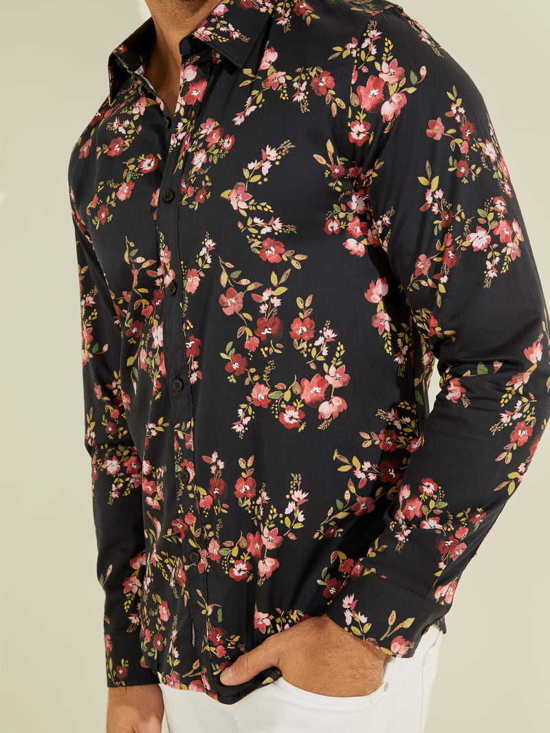 Guess Luxe Bouquet Men's Shirts Flower | 0345-HPVEK