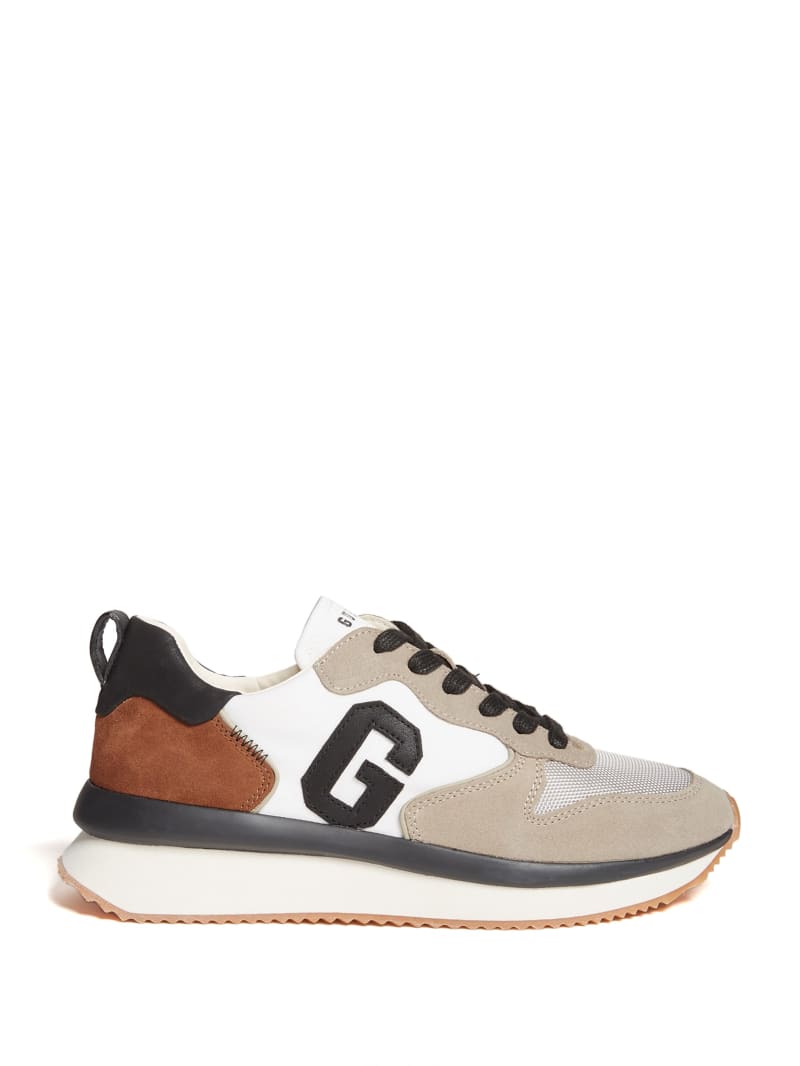 Guess Made Faux-Suede Men's Sneakers Multicolor | 5628-LWSJY