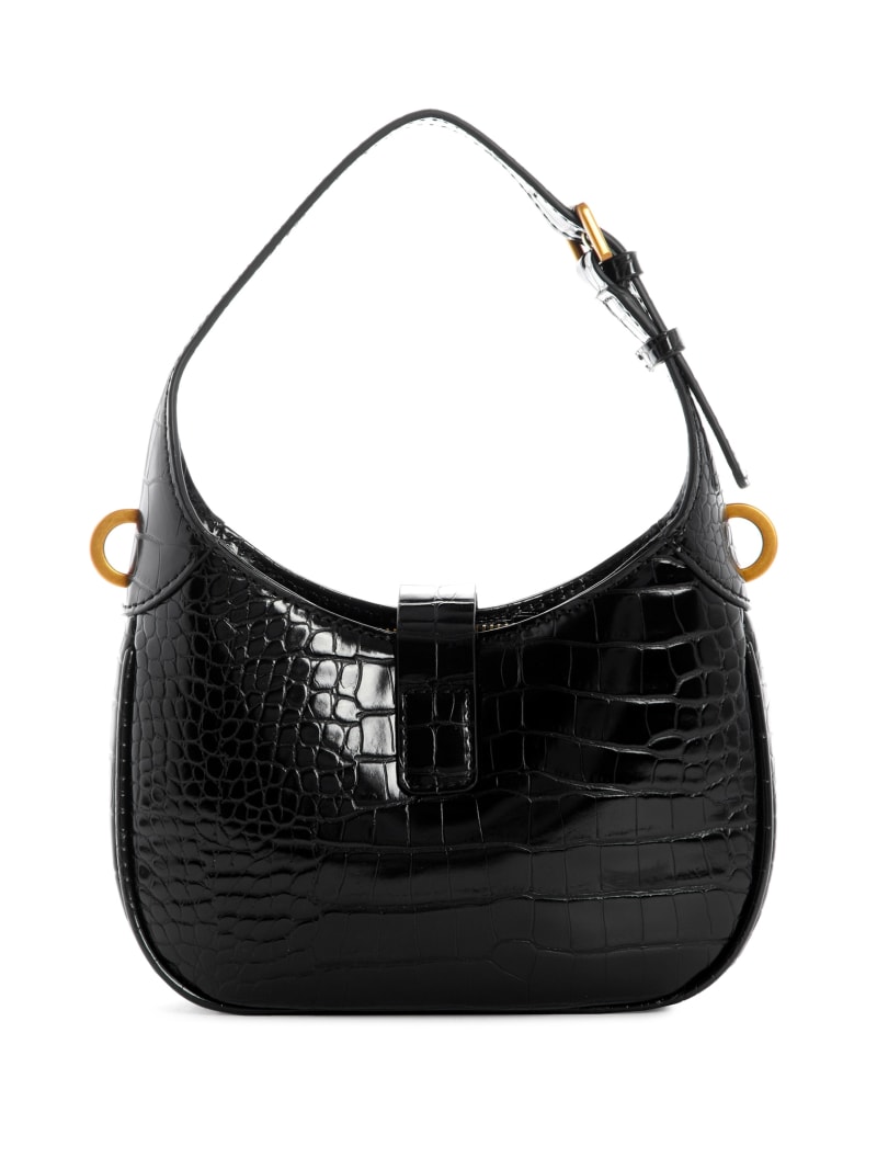 Guess Maimie Croc Women's Mini Bag Black | 3476-YJGIK