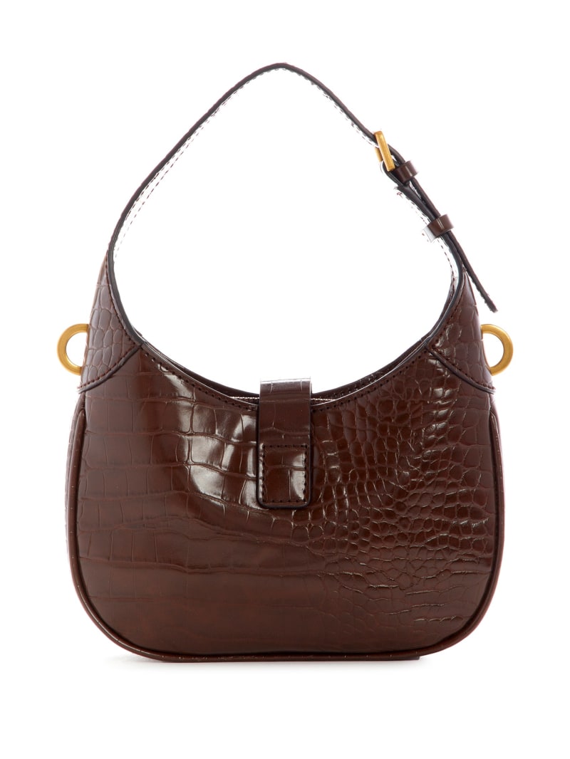 Guess Maimie Croc Women's Mini Bag Brown | 1035-GHTND