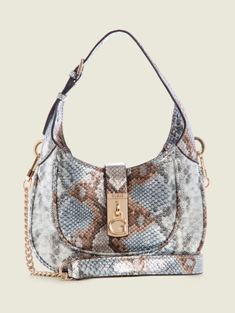 Guess Maimie Python Women\'s Mini Bag Metal | 3962-RVYJT