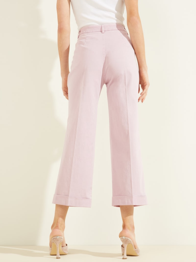 Guess Matilde Wide Legs Women's Pants Purple | 7810-MASOK