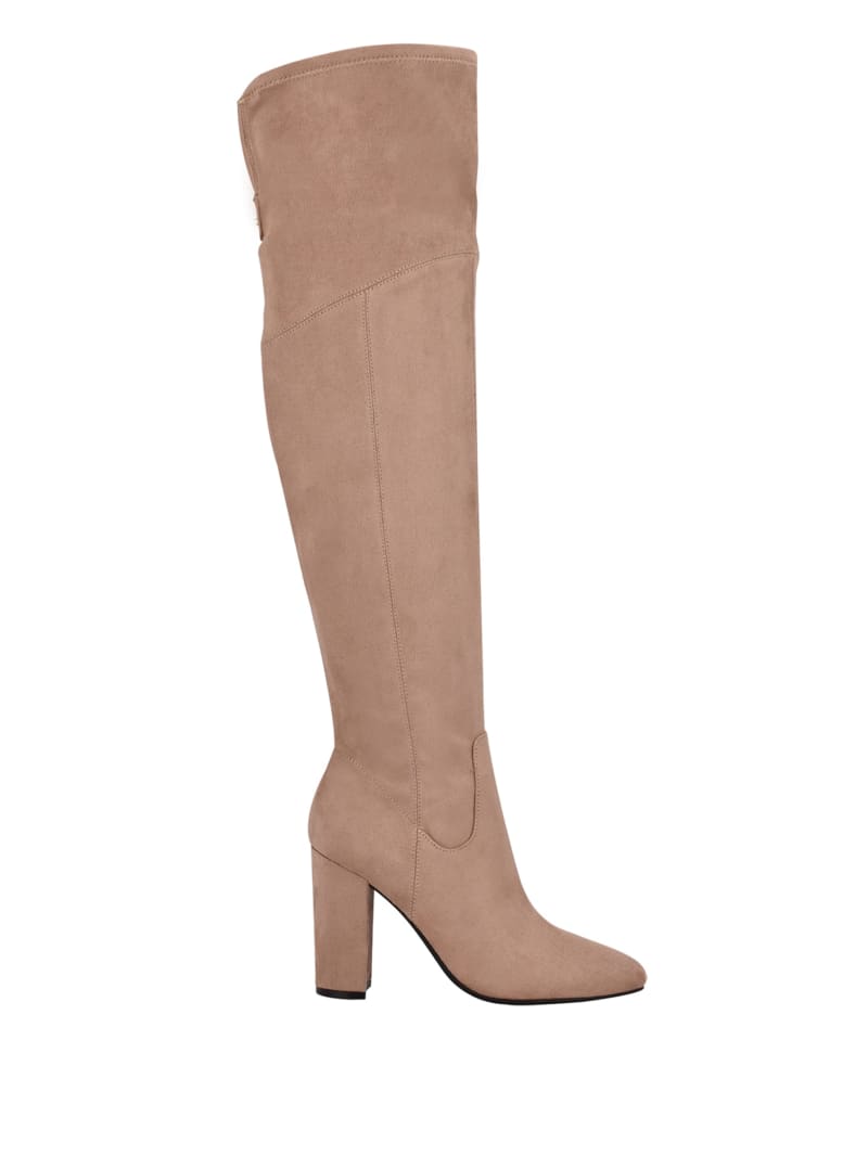 Guess Mireya Over-The-Knee Women's Boots Beige | 3812-PEDCF