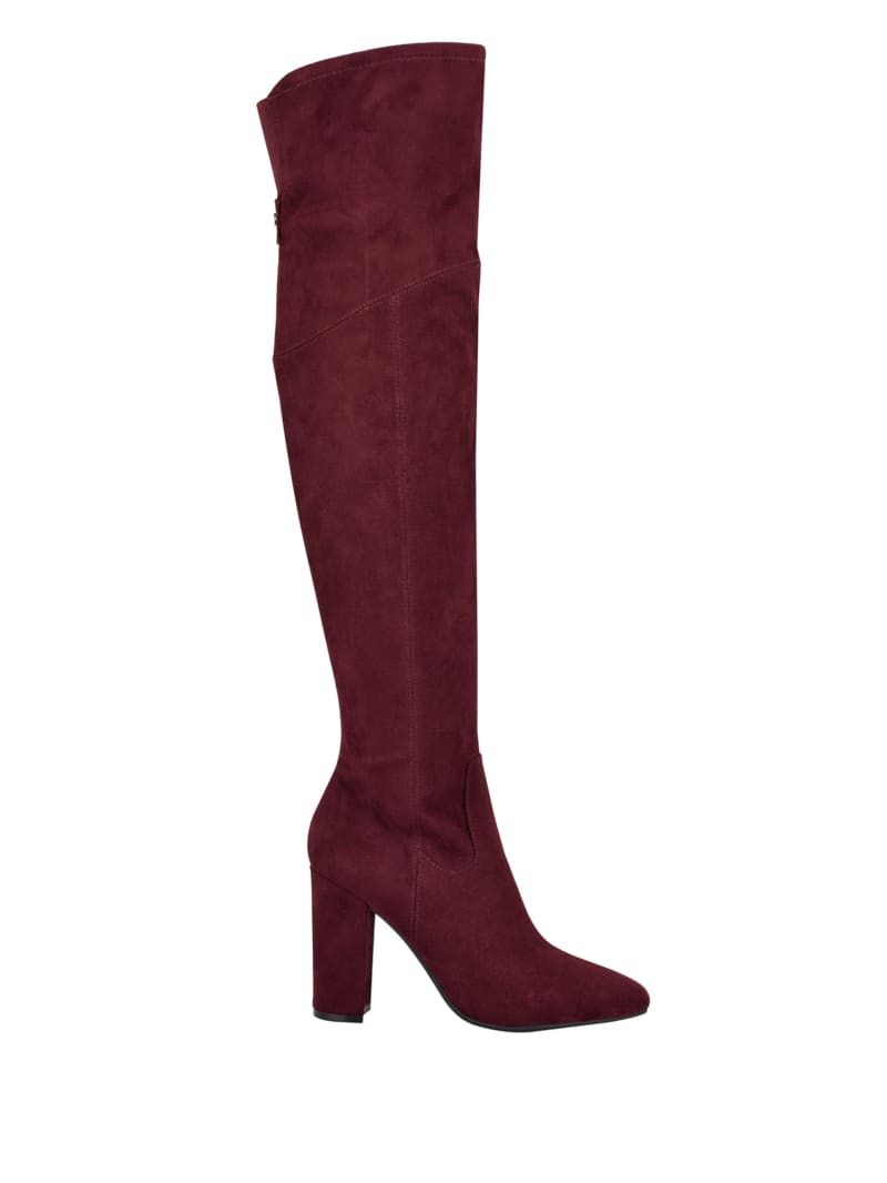 Guess Mireya Over-The-Knee Women's Boots Red | 7421-VRKXT