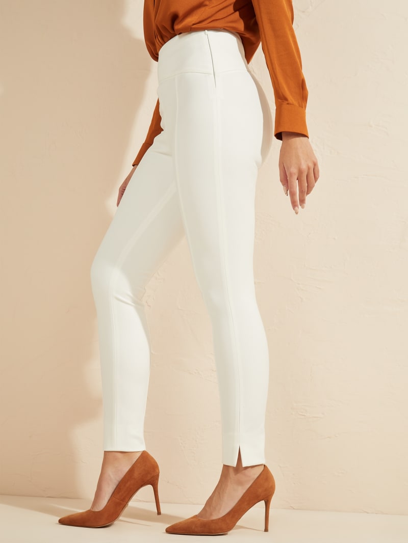 Guess Moxie High-Rise Skinny Women's Pants White | 5379-WNQVB