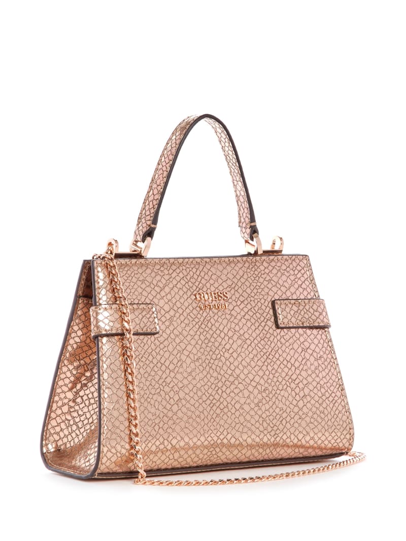 Guess Moxie Women's Satchel Bags Rose Gold | 5342-SKFHL