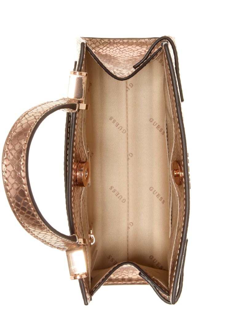 Guess Moxie Women's Satchel Bags Rose Gold | 5342-SKFHL