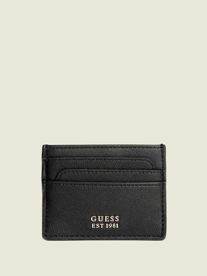 Guess NOELLE SLG CARD HOLD Women\'s Wallets Black | 3190-RUMDQ