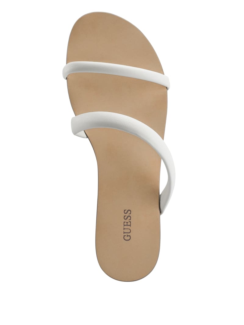 Guess Nerice Two-Strap Women's Sandals Khaki | 8726-FGEQD