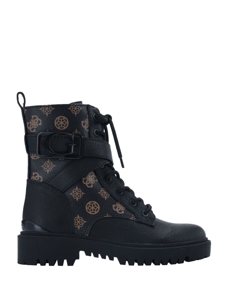 Guess Orana Combat Women's Boots Black | 7213-SLTUC