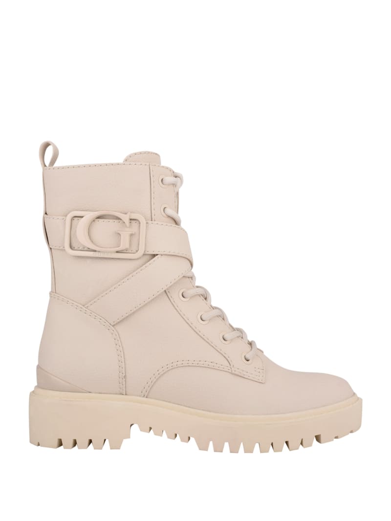 Guess Orana Combat Women's Boots White | 3640-JXWVF