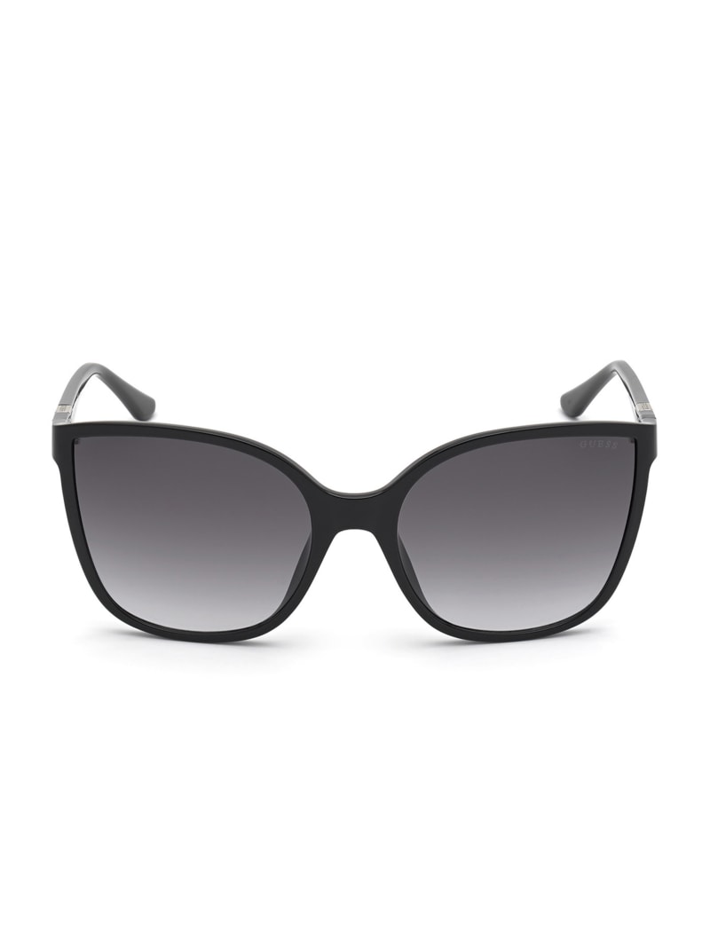 Guess Oversized Cat-Eye Women\'s Sunglasses Silver | 1752-UDSBZ