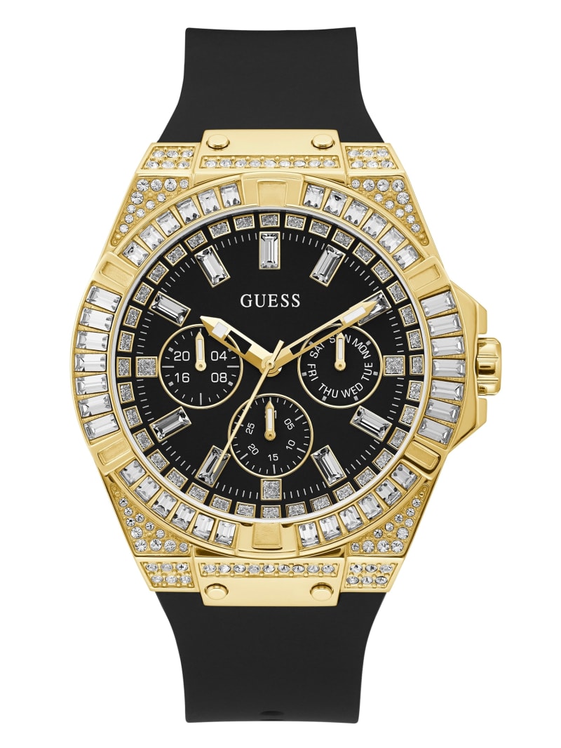 Guess Oversized Gold-Tone Multifunction Men's Watches Multicolor | 9136-AKBLU