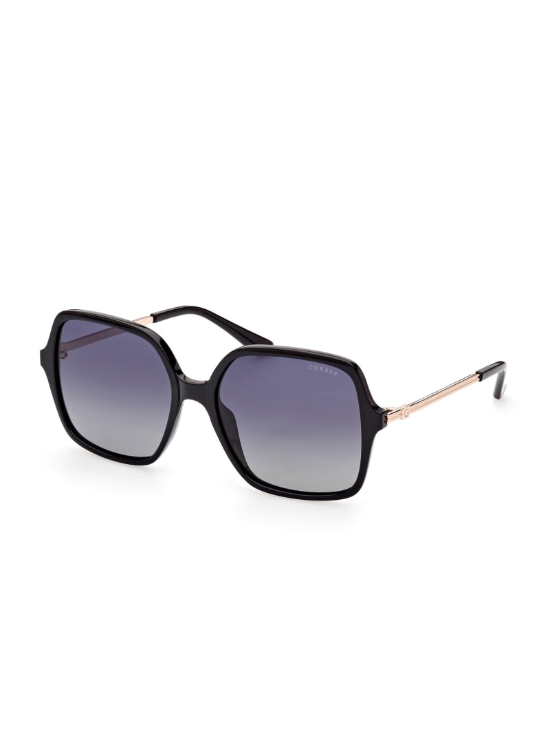 Guess Oversized Square Women's Sunglasses Black | 0976-WYSHO