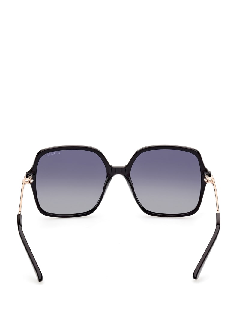 Guess Oversized Square Women's Sunglasses Black | 0976-WYSHO