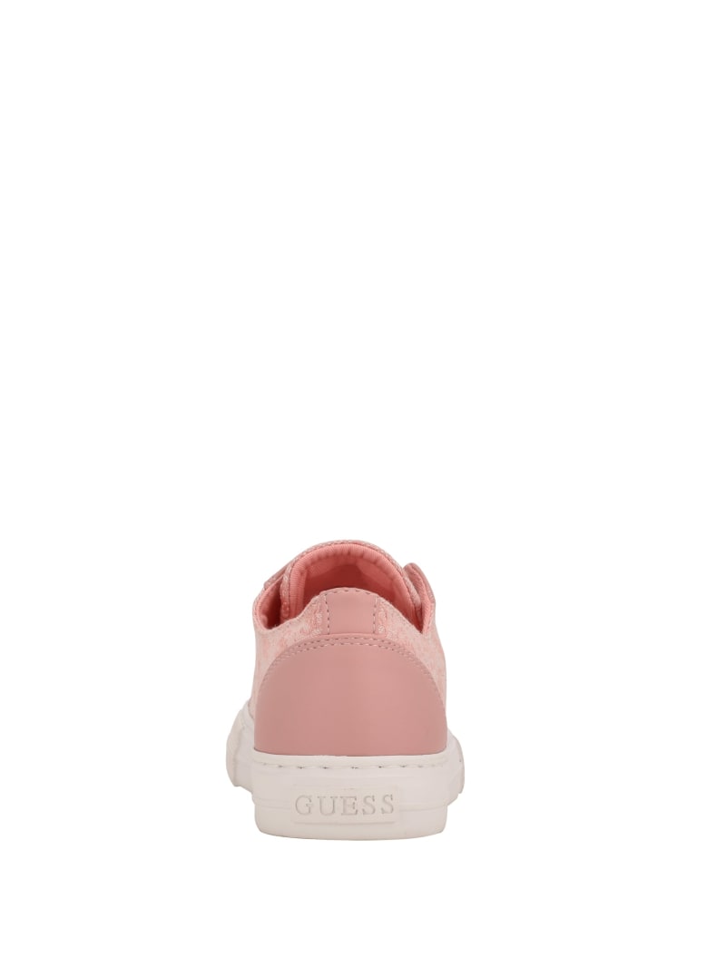 Guess Passit Logo Low-Top Women's Sneakers Light Pink | 2564-BEPCA