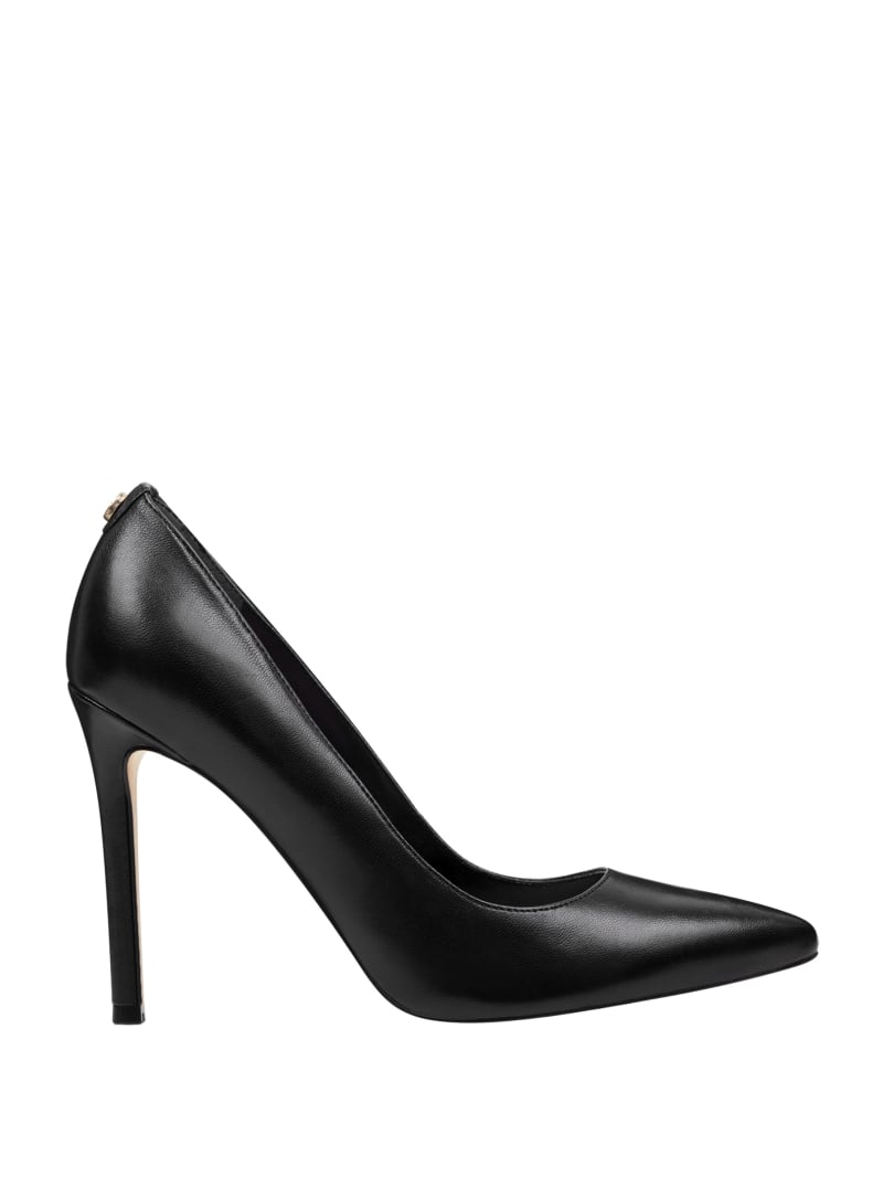 Guess Pointed Faux-Leathers Women's Heels Black | 7693-SKZMT