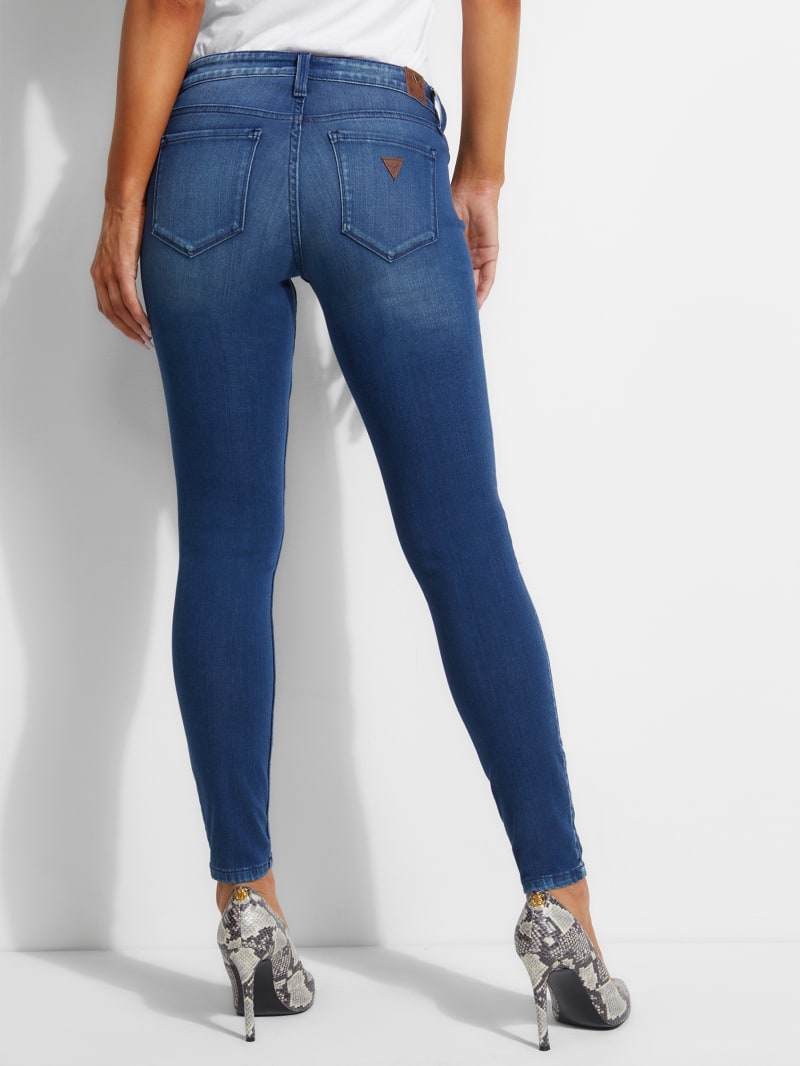 Guess Power Skinny Women's Pants Blue | 0829-UWELJ