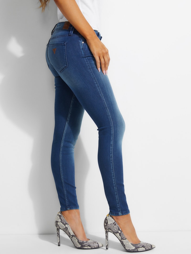 Guess Power Skinny Women's Pants Blue | 0829-UWELJ