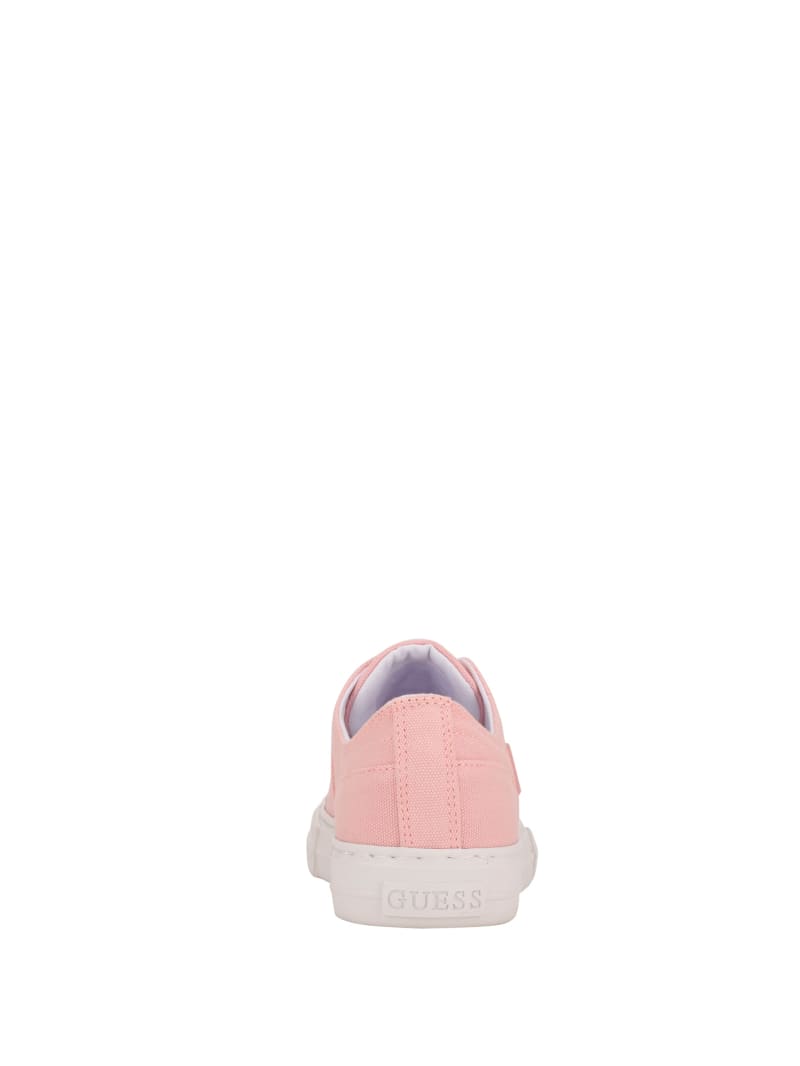 Guess Pranze Low-Top Canvas Women's Sneakers Light Pink | 4971-XZSGB