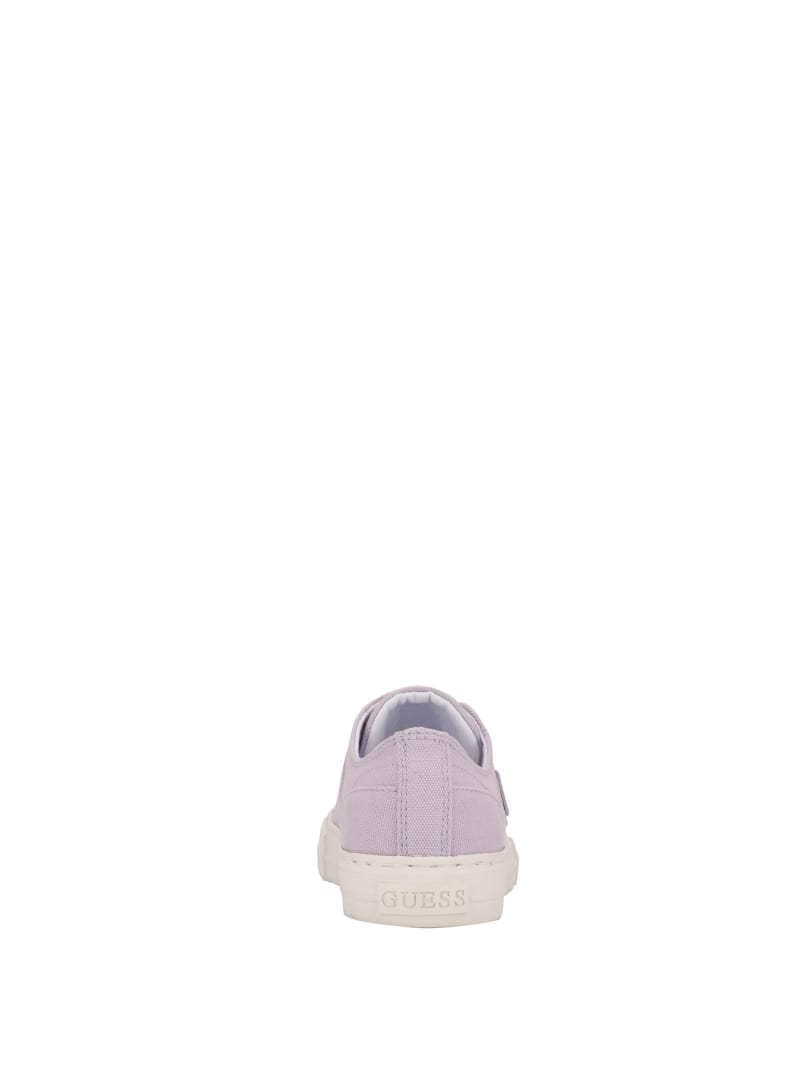 Guess Pranze Low-Top Canvas Women's Sneakers Purple | 9685-AFYGT