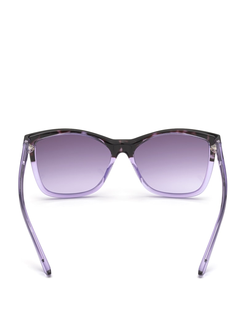 Guess Purple Square Women's Sunglasses Purple | 3980-RMCBH