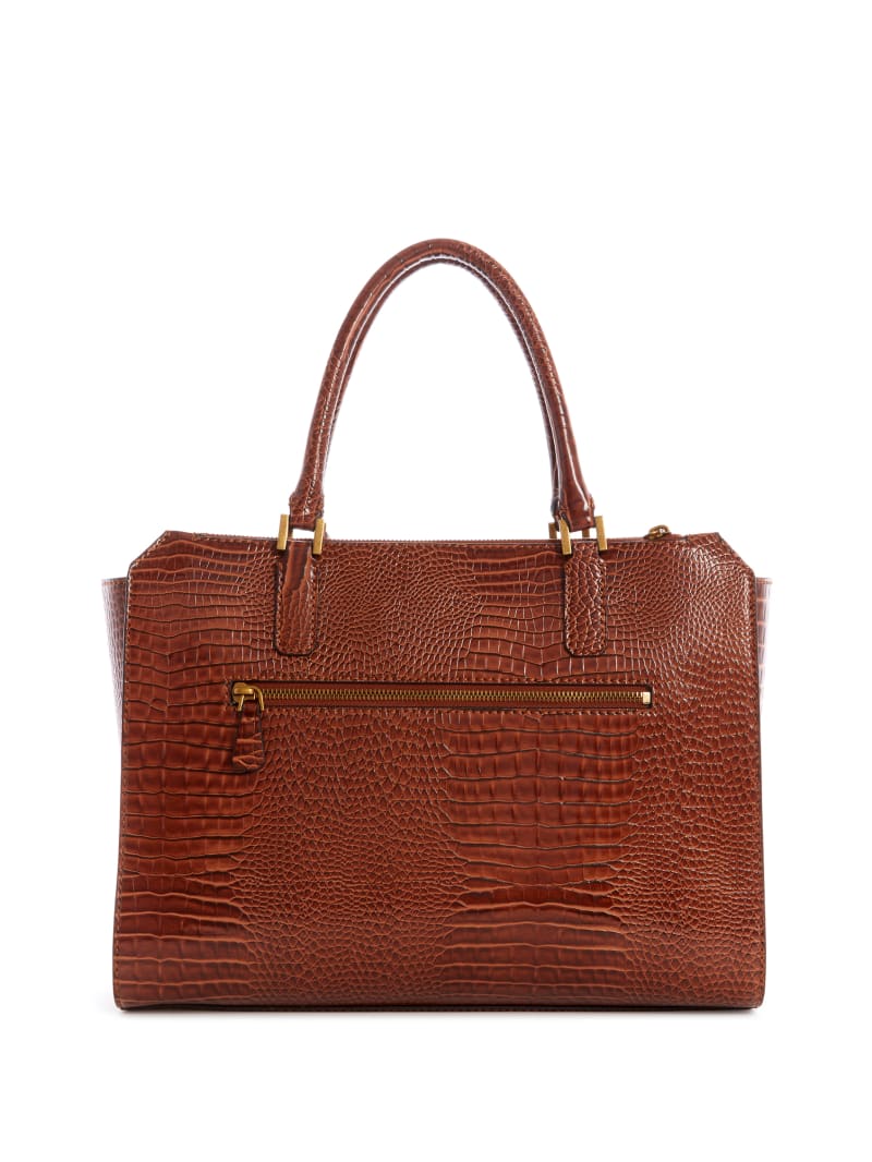 Guess Raffie Carryall Women's Tote Bags Brown | 3427-ZGIHB