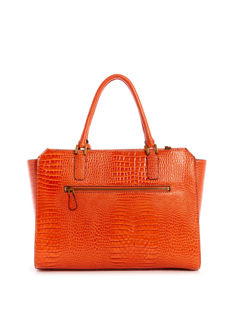 Guess Raffie Carryall Women's Tote Bags Orange | 3902-NJXCY