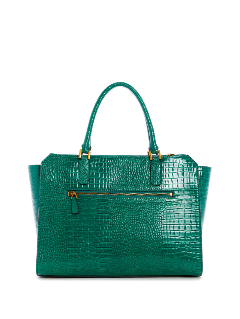 Guess Raffie Carryall Women's Tote Bags Green | 7830-YCDGX