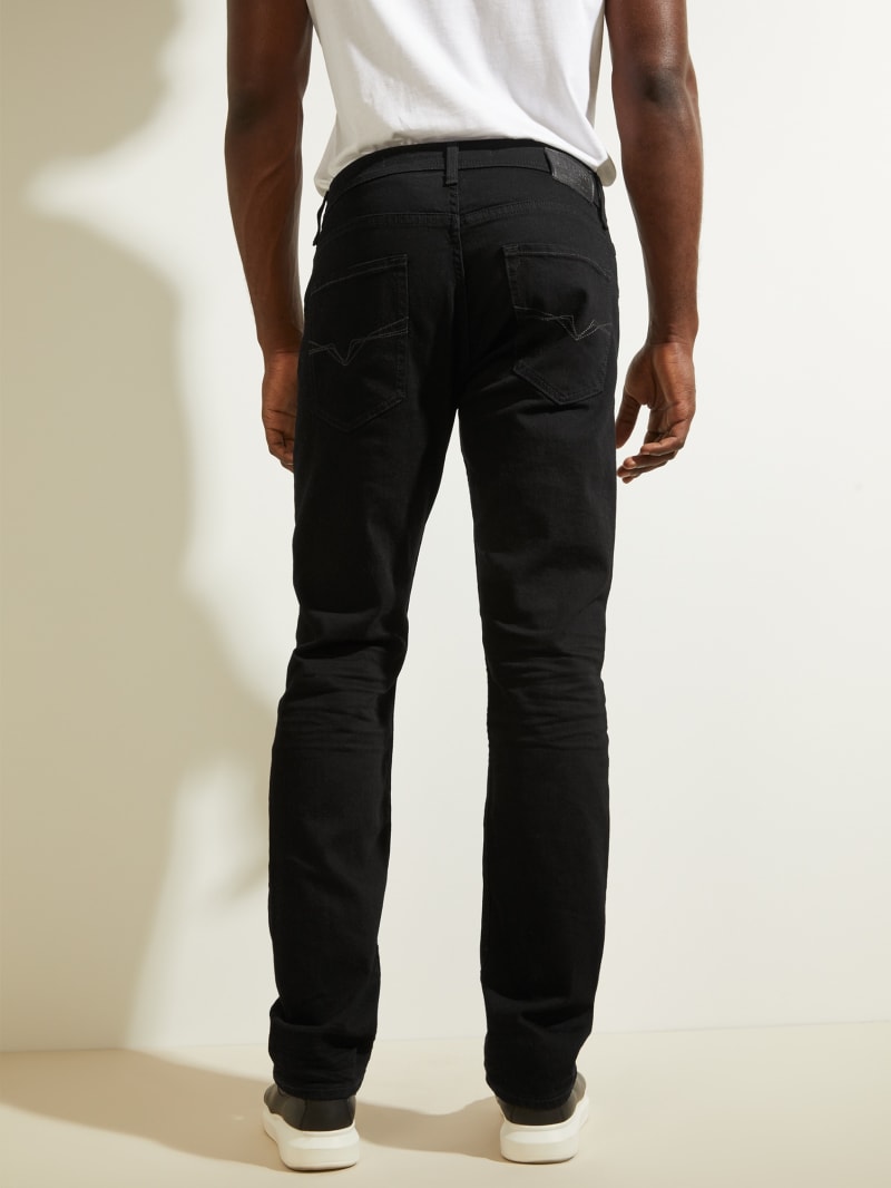 Guess Regular Straight Men's Pants Black | 7986-FQBKS