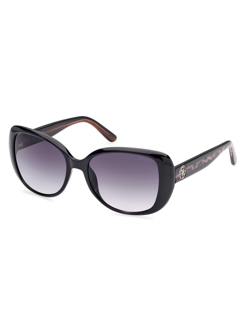 Guess Round-Square Women's Sunglasses Silver | 4617-CYHQI