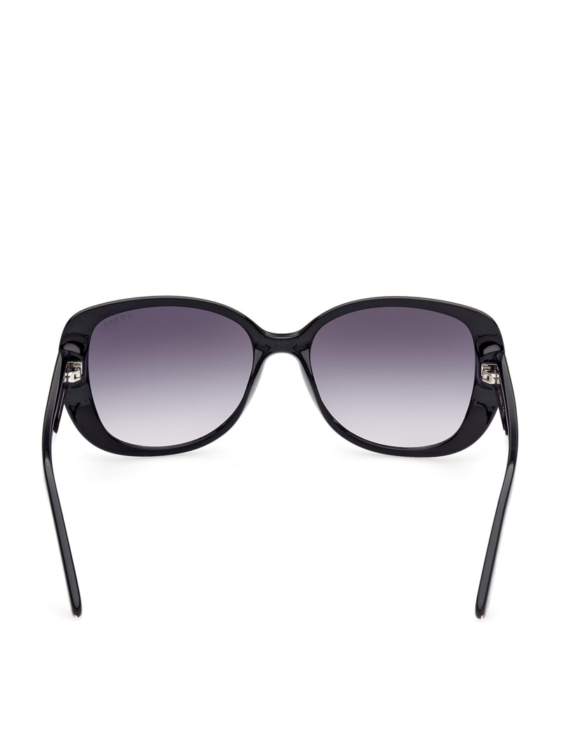 Guess Round-Square Women's Sunglasses Silver | 4617-CYHQI