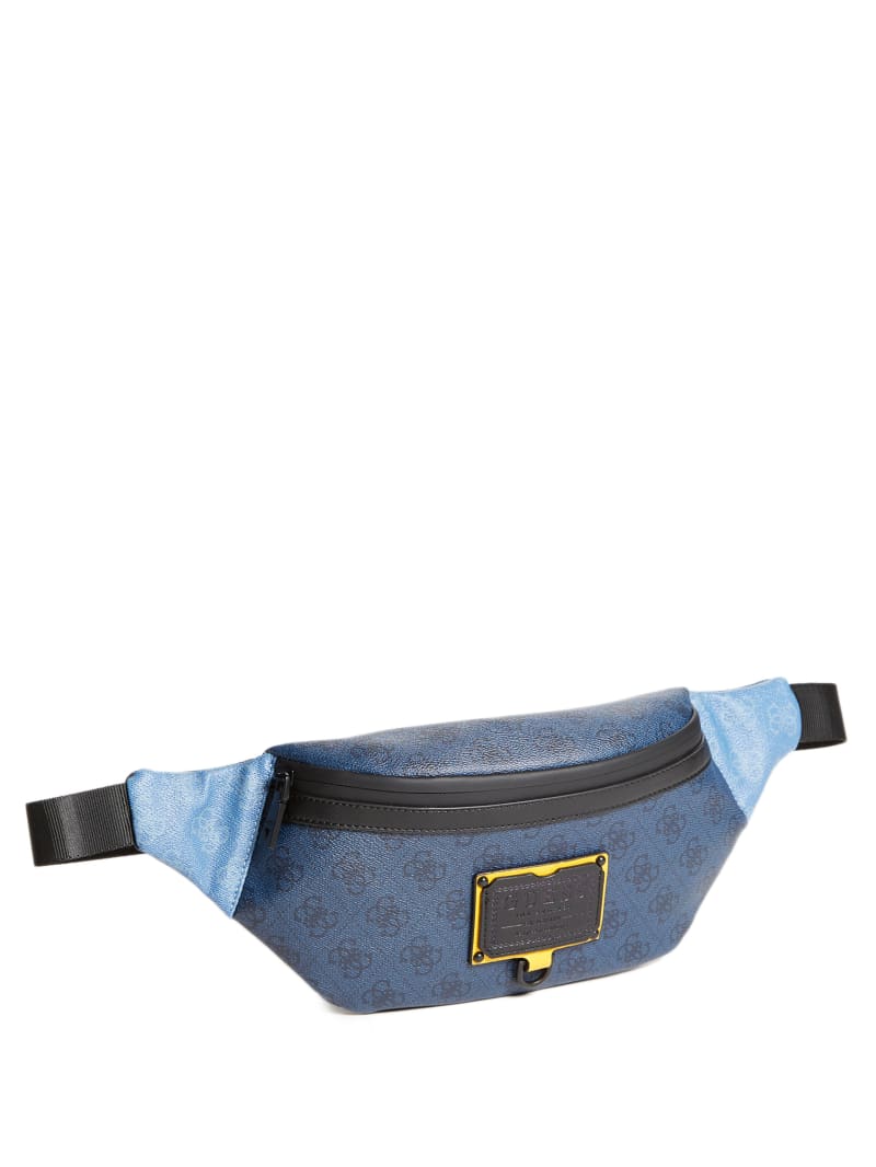 Guess Salameda Fanny Pack Men's Bags Blue | 3970-TGPJQ