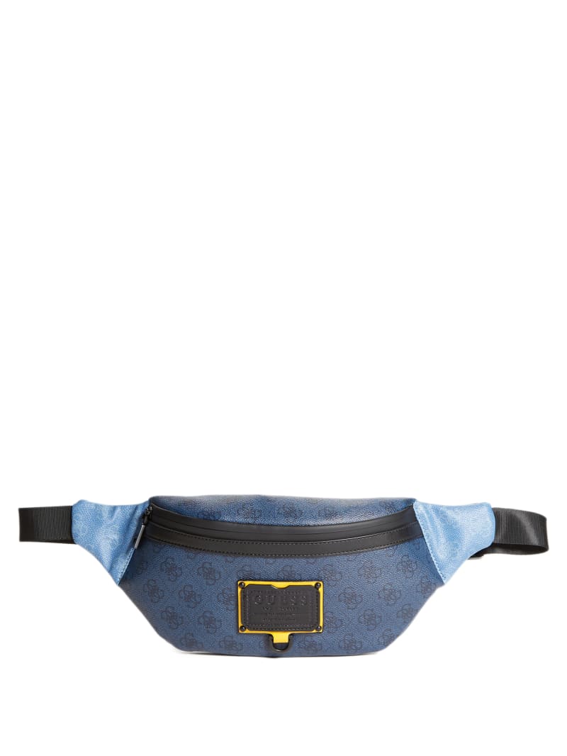 Guess Salameda Fanny Pack Men\'s Bags Blue | 3970-TGPJQ