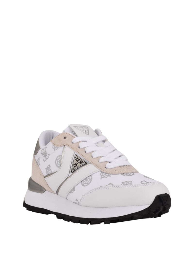 Guess Samsin Logo Print Men\'s Sneakers Grey | 5039-QPKBA