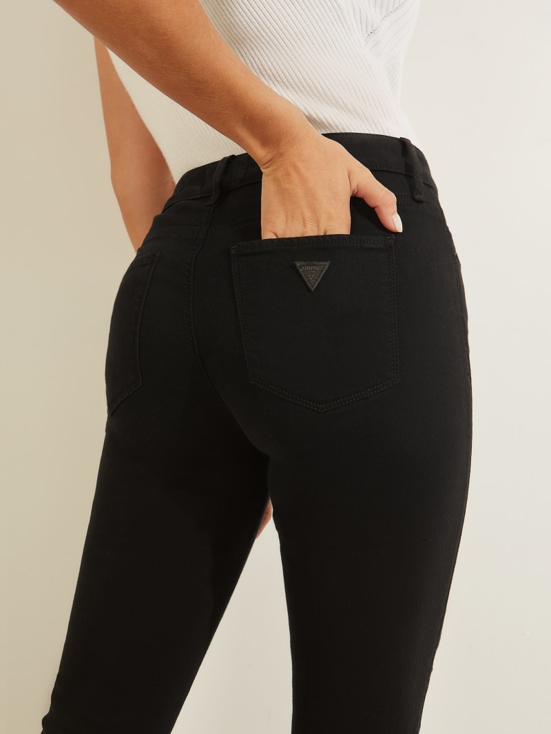 Guess Sexy Curve Mid-Rise Skinny Women's Pants Black | 3059-FWIRG