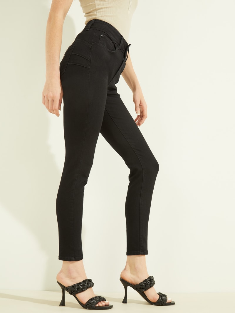 Guess Shape-Up Skinny Women's Pants Black | 6487-NOVMB