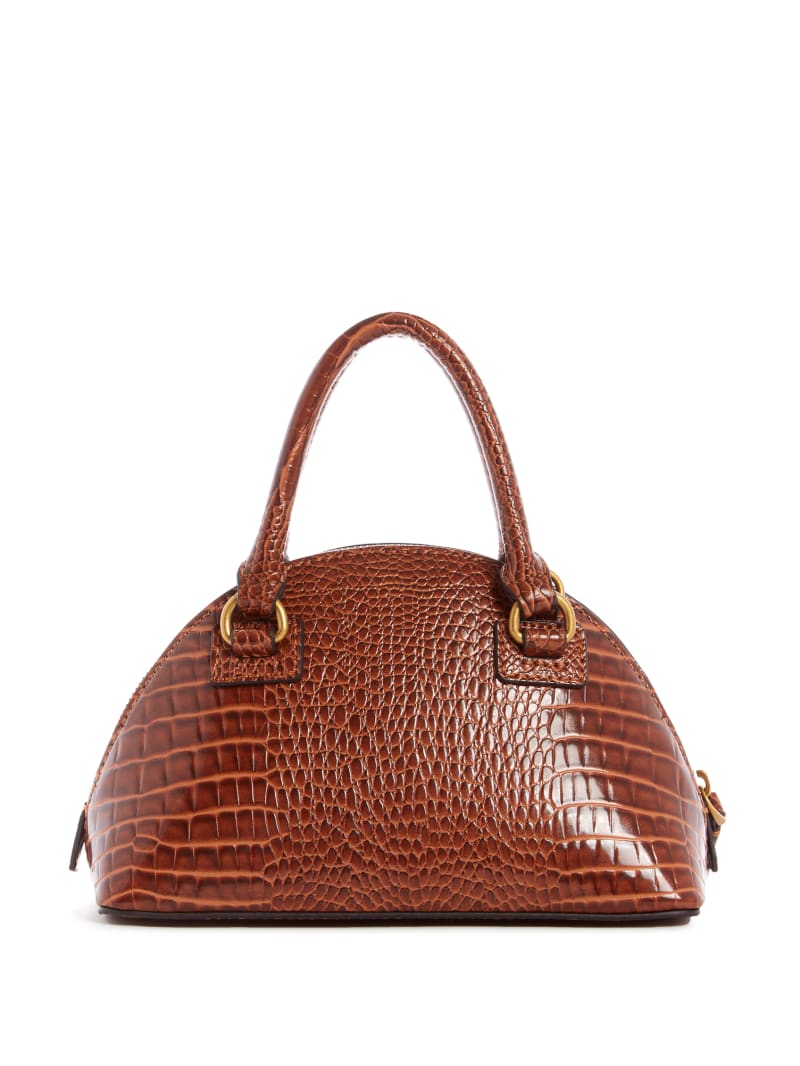 Guess Shilah Small Dome Women's Mini Bag Brown | 5738-WRBVA